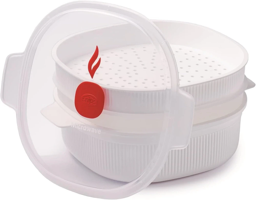 Snips mikrobangų garintuvas 4L 2 padėklai be BPA Pagaminta Italijoje