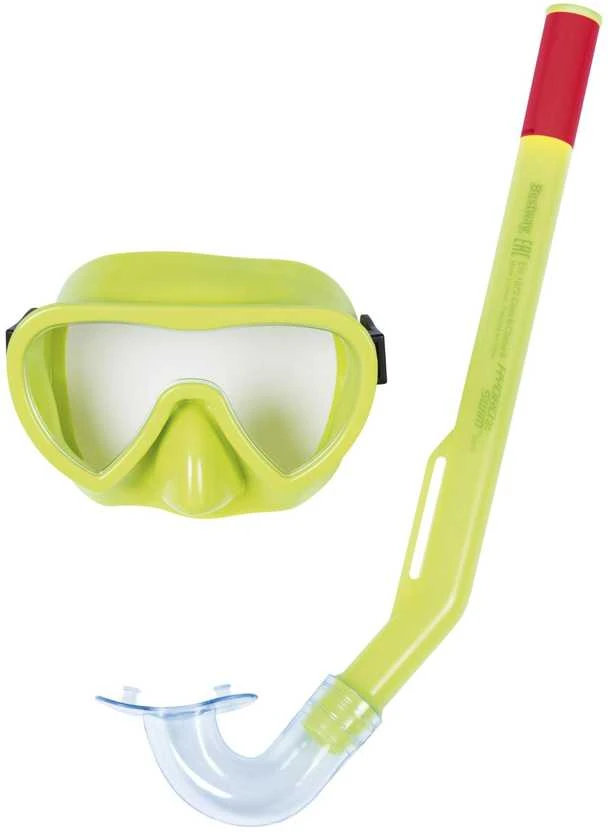 Bestway kaukė su vamzdeliu plaukimui 3+ 24036