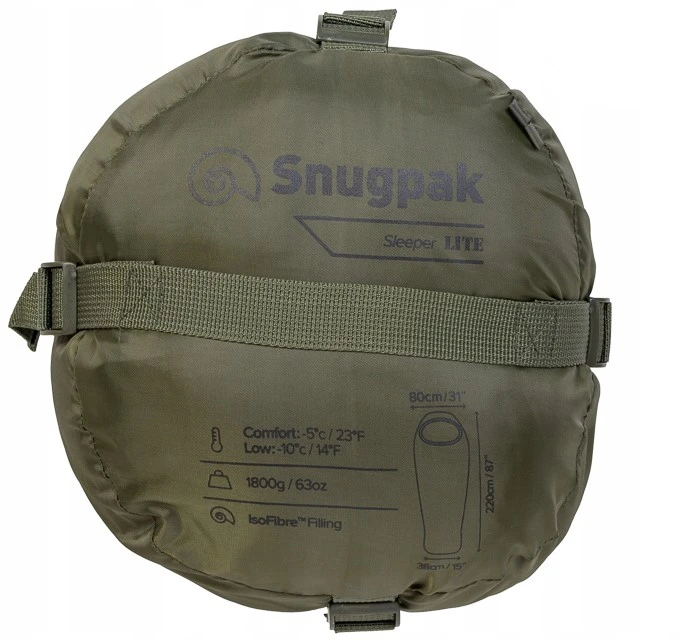 Snugpak The Sleeping Bag miegamasis maišas, -2°c/-7°c, alyvuogių spalvos