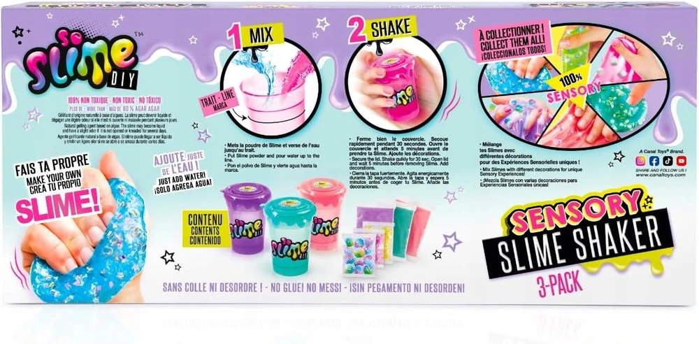 Canal Toys So Slime Slime SHAKER Sensors 3 pakelių rinkinys