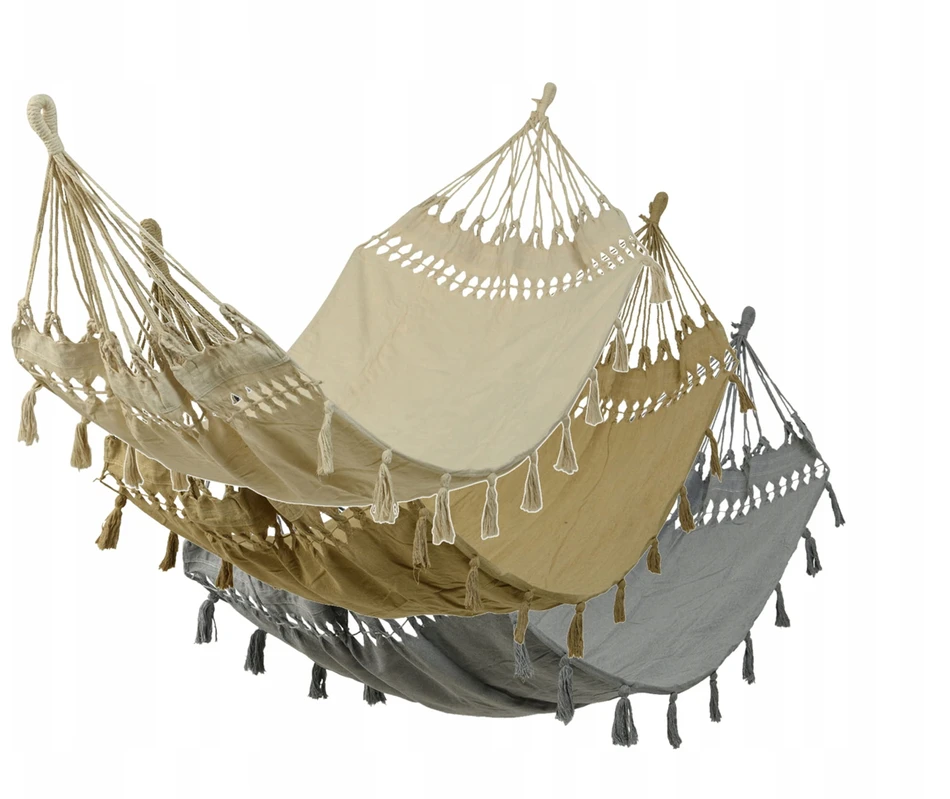 Sodo hamakas su boho kutais 290x100 cm