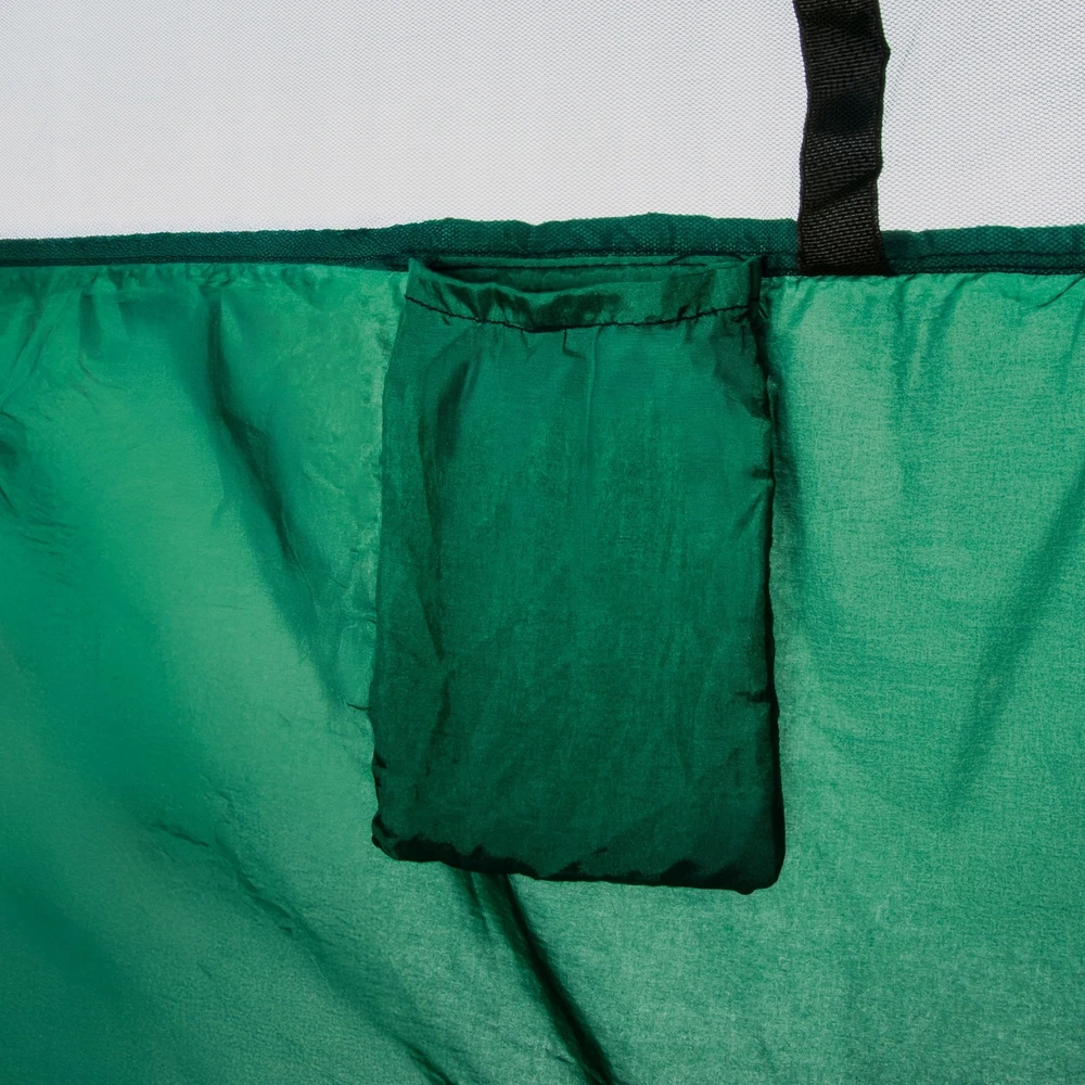 Sodo HAMAKAS su Uodų tinkleliu Žalias Tourist Tadar Camping 270 x 140 cm