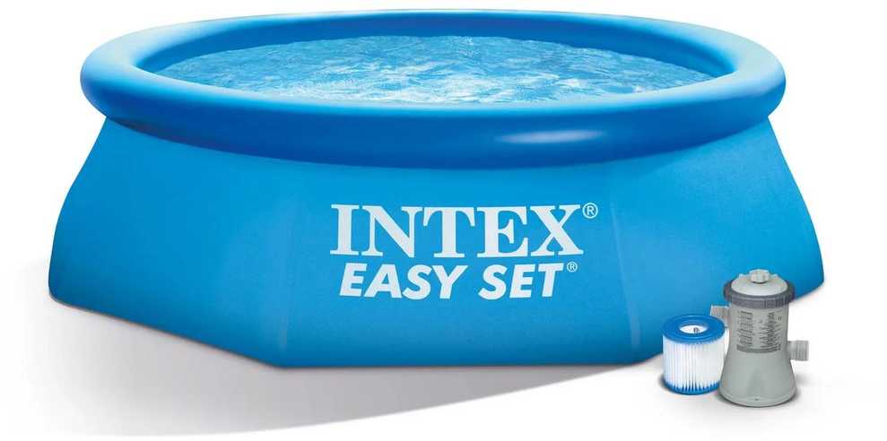 Sodo išplėtimo baseinas 244 x 76 cm 4 viename INTEX 28112