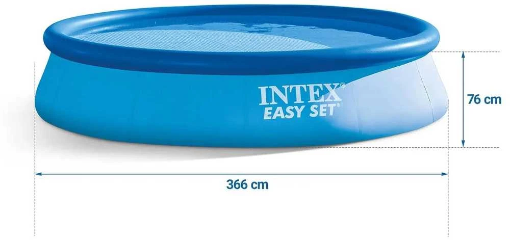Sodo išplėtimo baseinas 366 x 76 cm 3 viename INTEX 28132