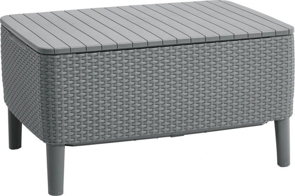Sodo stalas Salemo Keter 76x56x42cm pilkai rudas