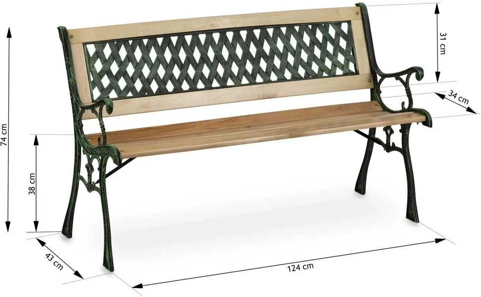 Sodo suolas su atlošu 124 x 74 x 43 cm Sofotel Fusio