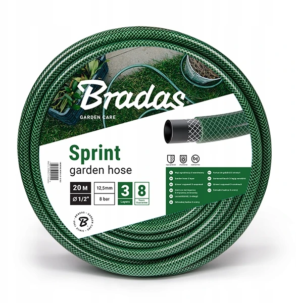 Bradas Sodo žarna Žalias SPRINT 3/4 25m WFS3/425