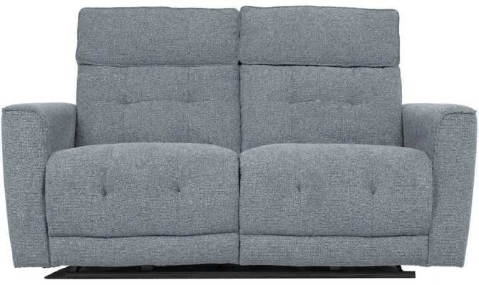 Home4You Sofa BOSCO Dvietė Elektrinis Reglaineris, Melsvai Pilka