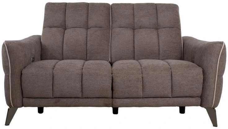 Home4You Sofa CATHY 2-vietė, elektrinė, šviesiai ruda