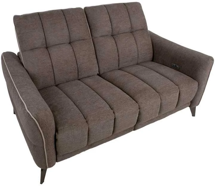 Home4You Sofa CATHY 2-vietė, elektrinė, šviesiai ruda