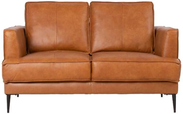 Home4You Sofa LEO 2-vietų, šviesiai rudos spalvos