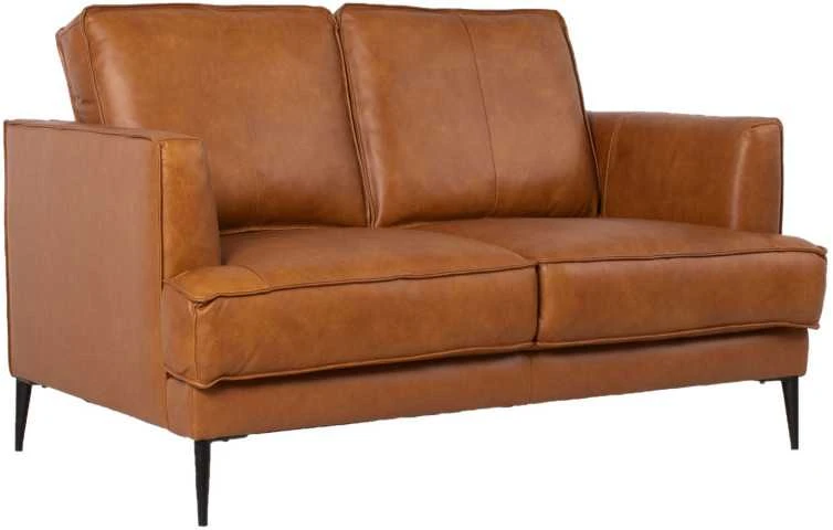 Home4You Sofa LEO 2-vietų, šviesiai rudos spalvos