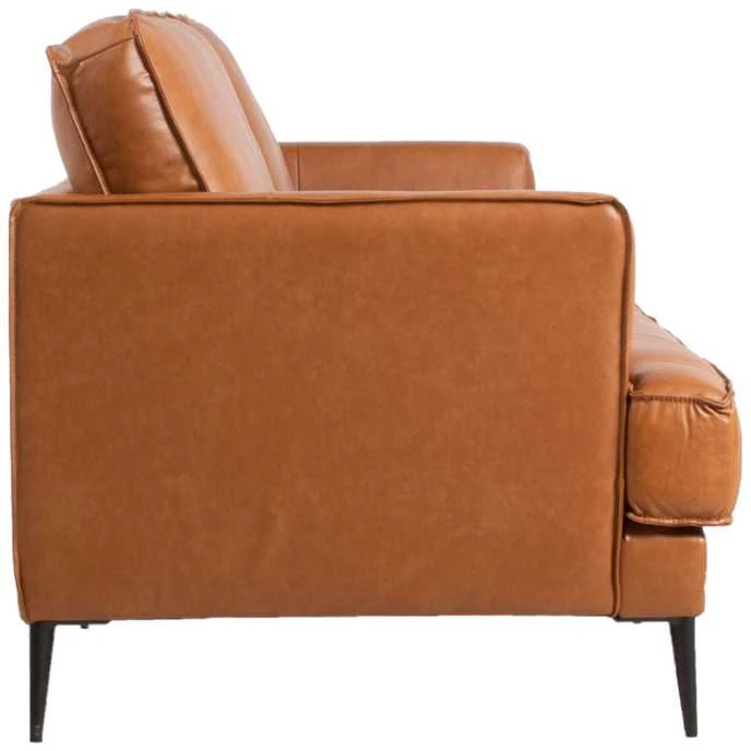 Home4You Sofa LEO 3-vietų, šviesiai rudos spalvos