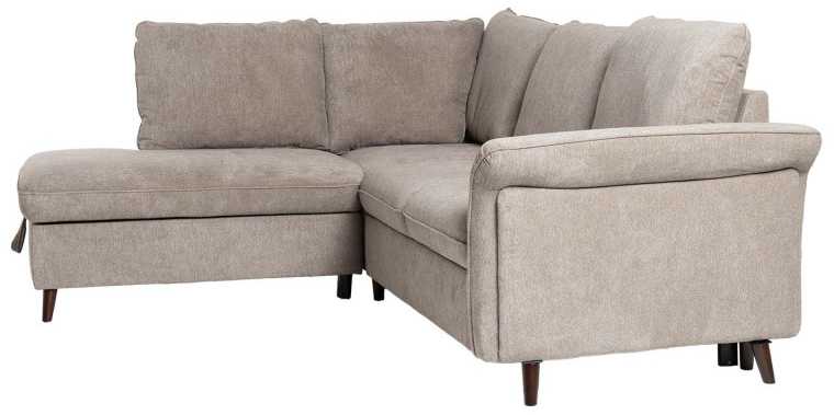 Home4You Sofa-lova LINDY LC, Kampinė, Šviesiai Ruda