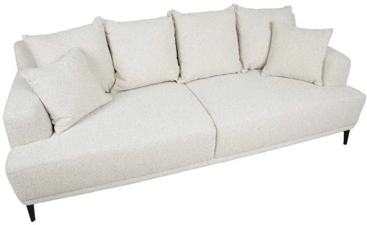 Home4You Sofa MAGNOLIA 3-vietė, šviesiai smėlio
