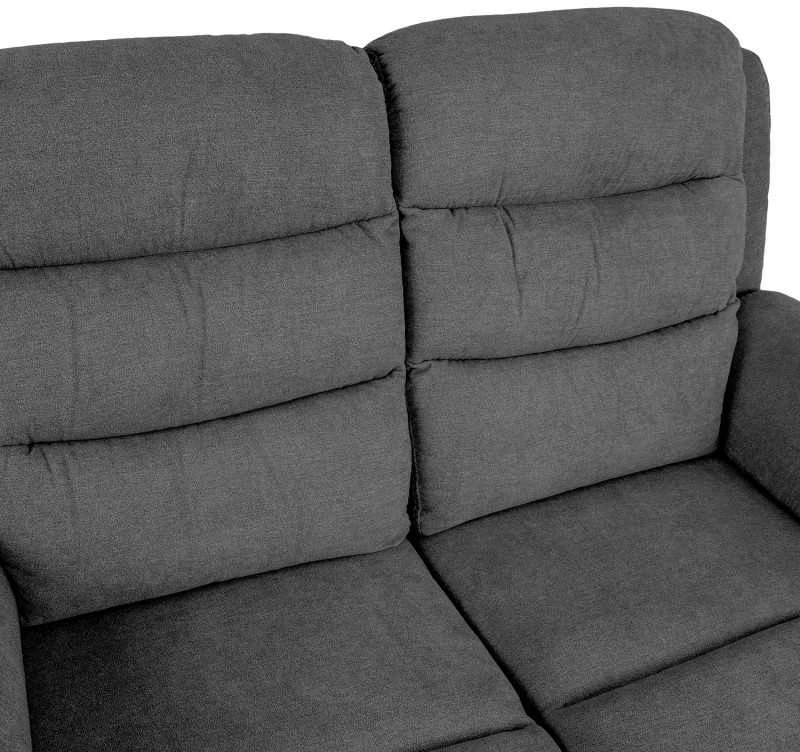 Home4You Sofa mimi 2 - vietų reglaineris, pilkos spalvos