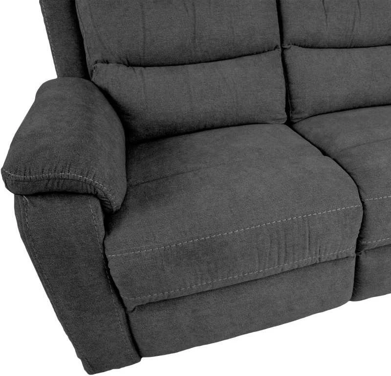 Home4You Sofa mimi 2 - vietų reglaineris, pilkos spalvos
