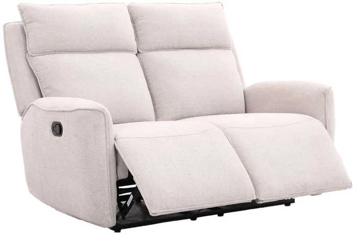Home4You Sofa-reglaineris MAREN 2-vietė Smėlio spalvos