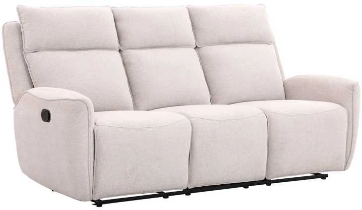Home4You Sofa-reglaineris MAREN 3-vietė Smėlio spalvos