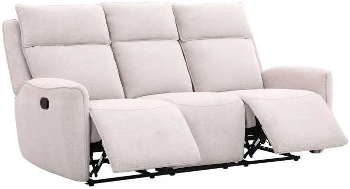 Home4You Sofa-reglaineris MAREN 3-vietė Smėlio spalvos