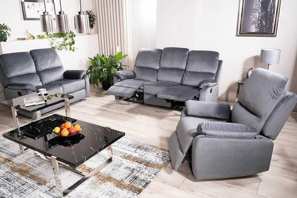 Fotelis Signal Meble Sofa SPENCER 2 VELVET, pilka bluvel 14