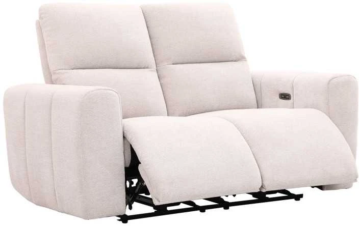 Home4You Sofa su reglaineriu MATIAS Dvivietė Šviesiai smėlio