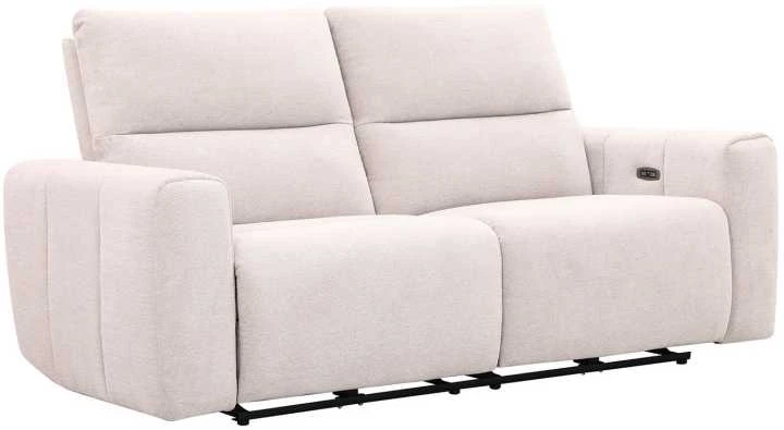 Home4You Sofa su reglaineriu MATIAS Trivietė Šviesiai smėlio