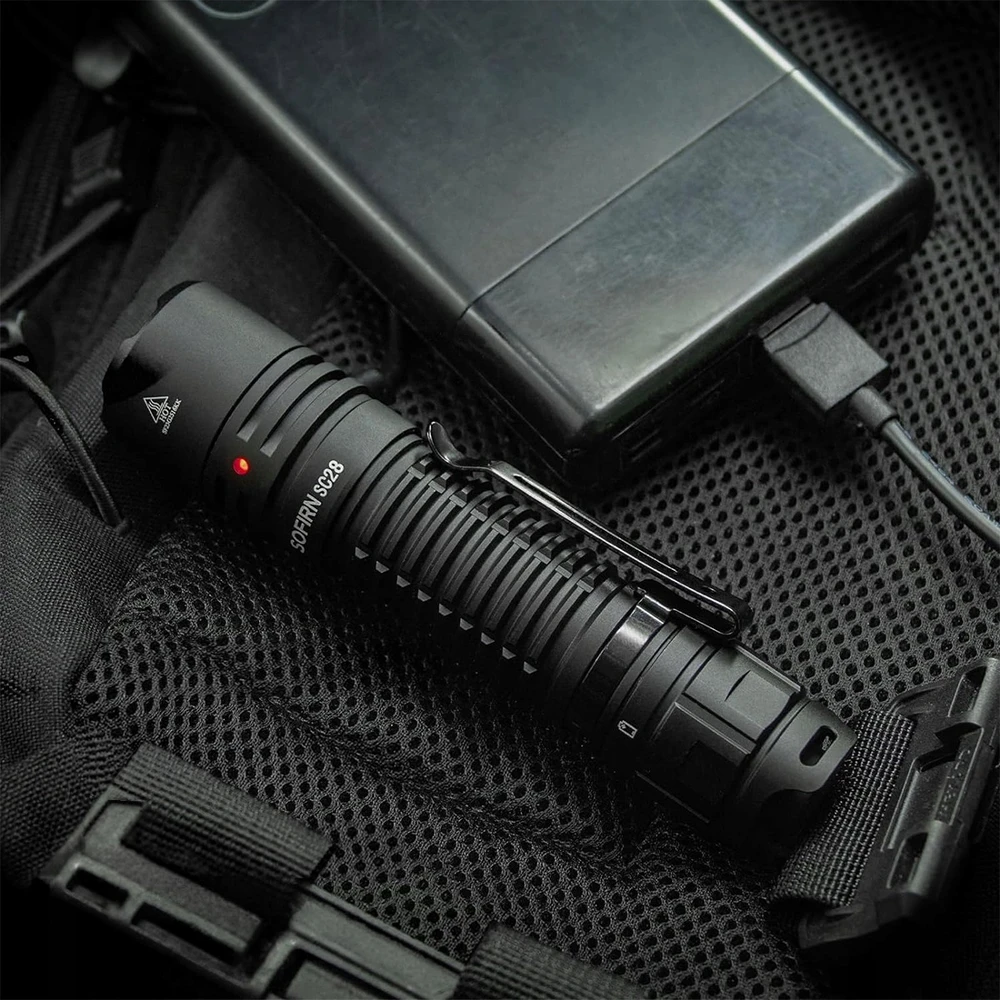 Sofirn SC28 LED žibintuvėlis 2800 lm, USB-C, 21700, IPX8