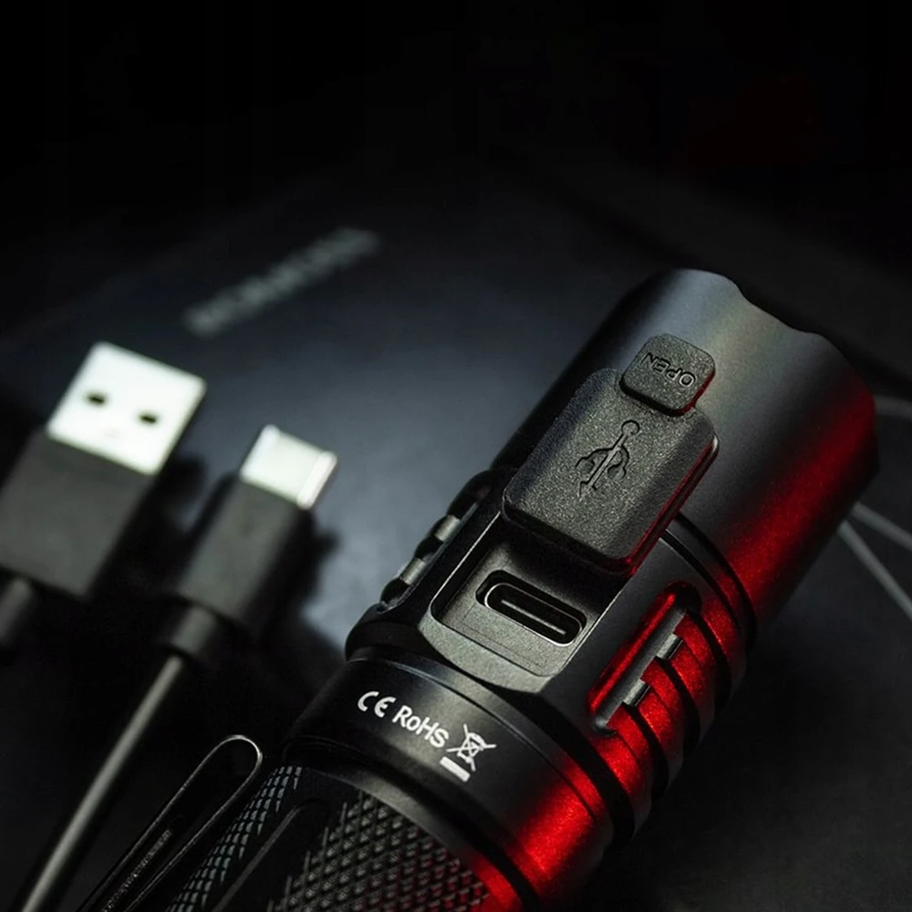Sofirn SP35T LED žibintuvėlis, 3800 lm, USB-C įkrovimas