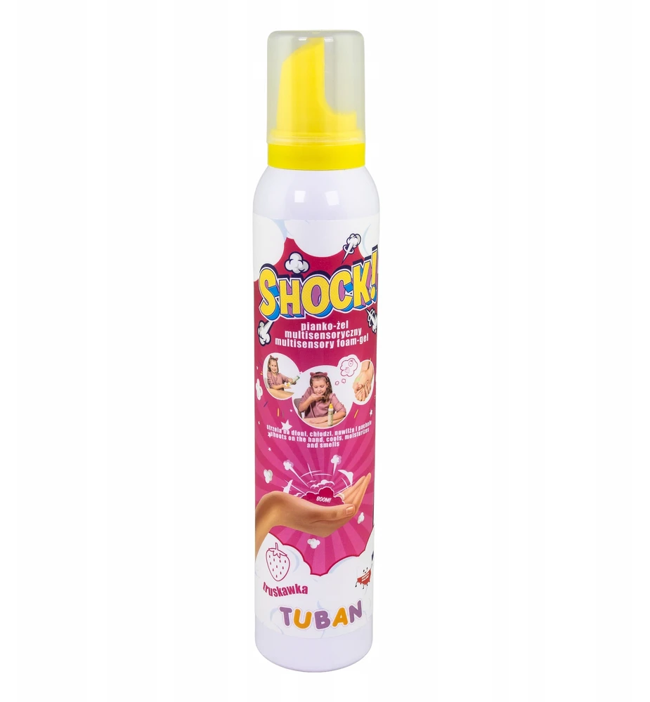 Tuban Shock! - Daugiasensorinis putų gelis - 200 ml - Braškė ( TU3401 )