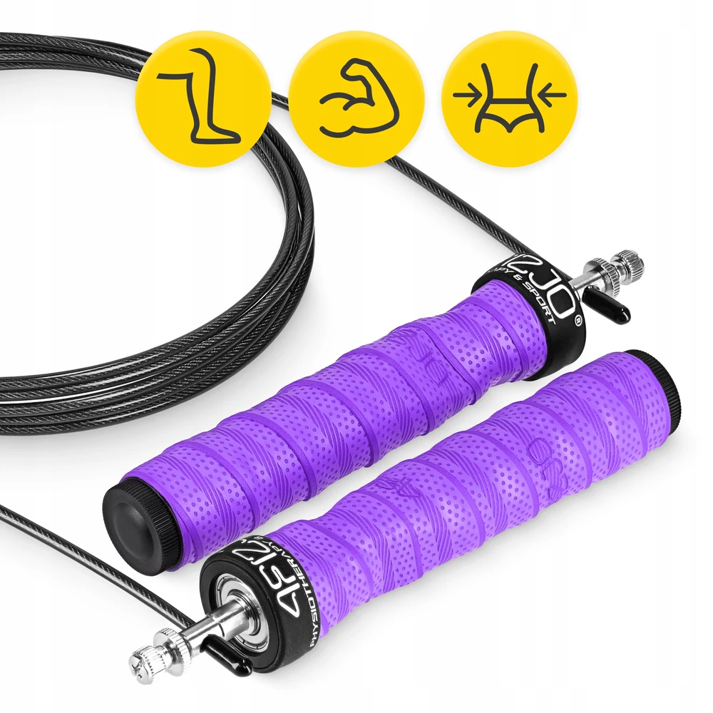 Šokdynė su svoriu 4Fizjo, 3 m, violetinė
