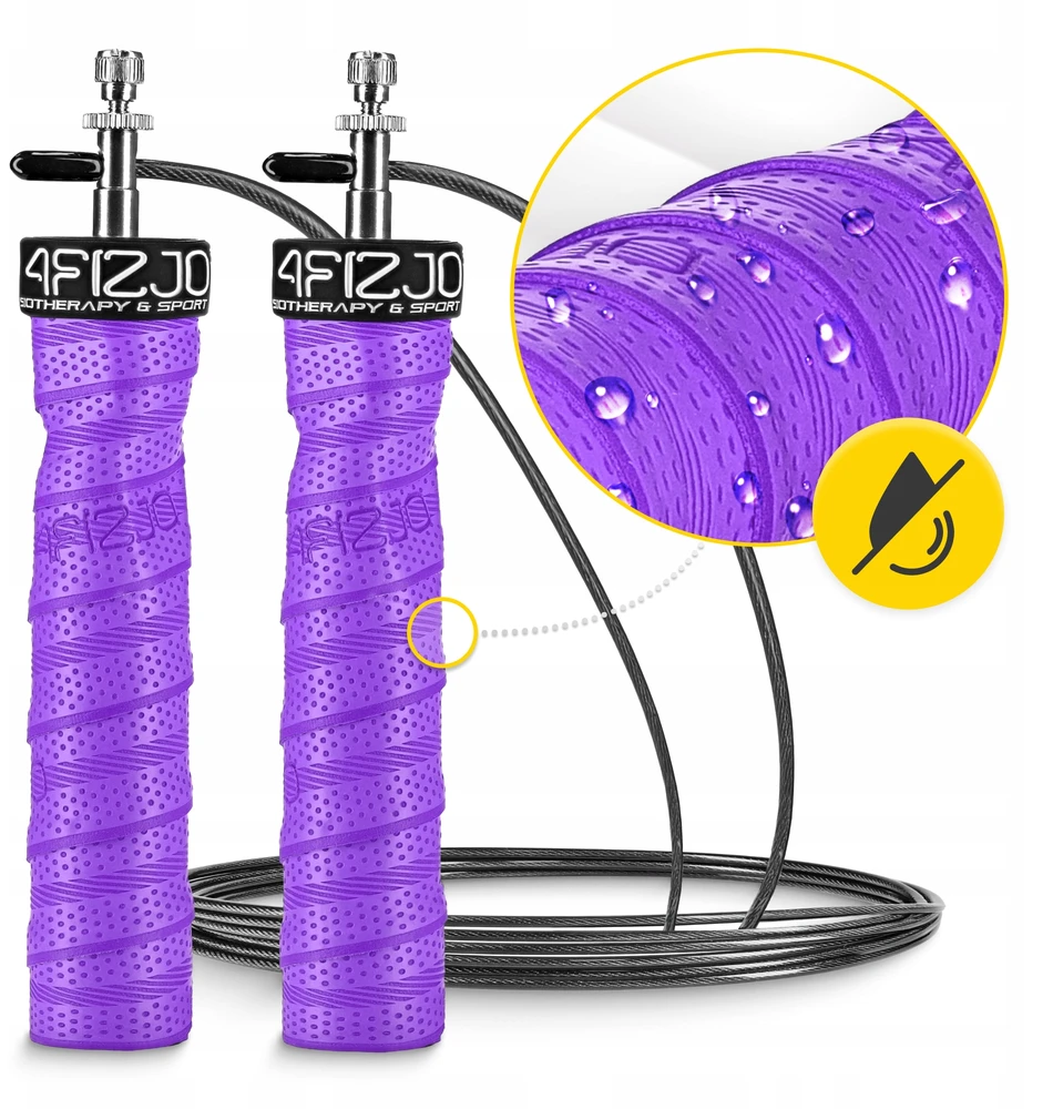 Šokdynė su svoriu 4Fizjo, 3 m, violetinė