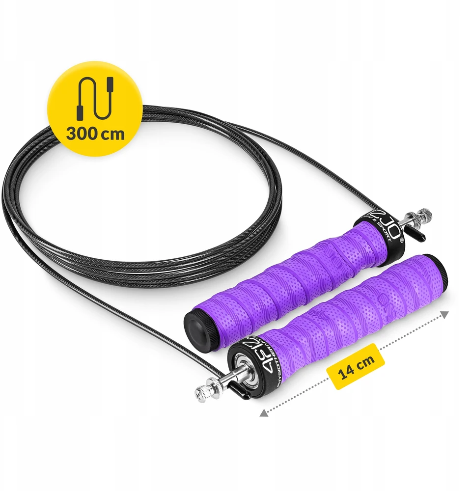 Šokdynė su svoriu 4Fizjo, 3 m, violetinė