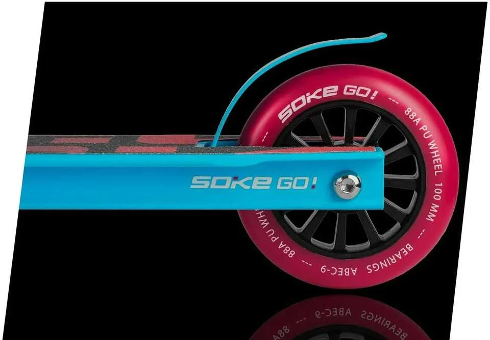 SOKE GO! Triukų paspirtukas turkio spalvos