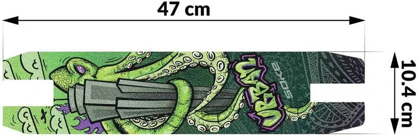 Soke Gripą dengianti švitrinio popieriaus juosta „Evo“ paspirtukams – „Octopus“
