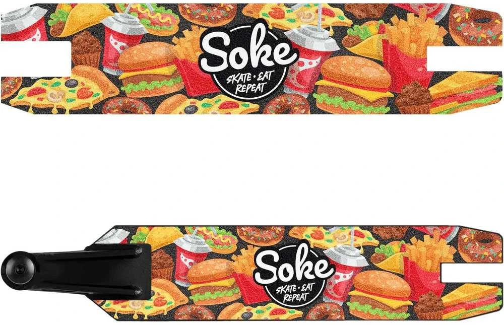 Soke Gripą fiksuojanti juosta „Go!“ paspirtukui – greitas maistas