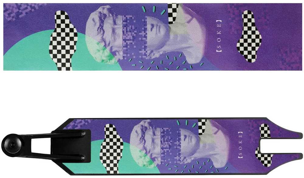 Soke Gripą fiksuojanti juosta „Vaporwave“ paspirtukams