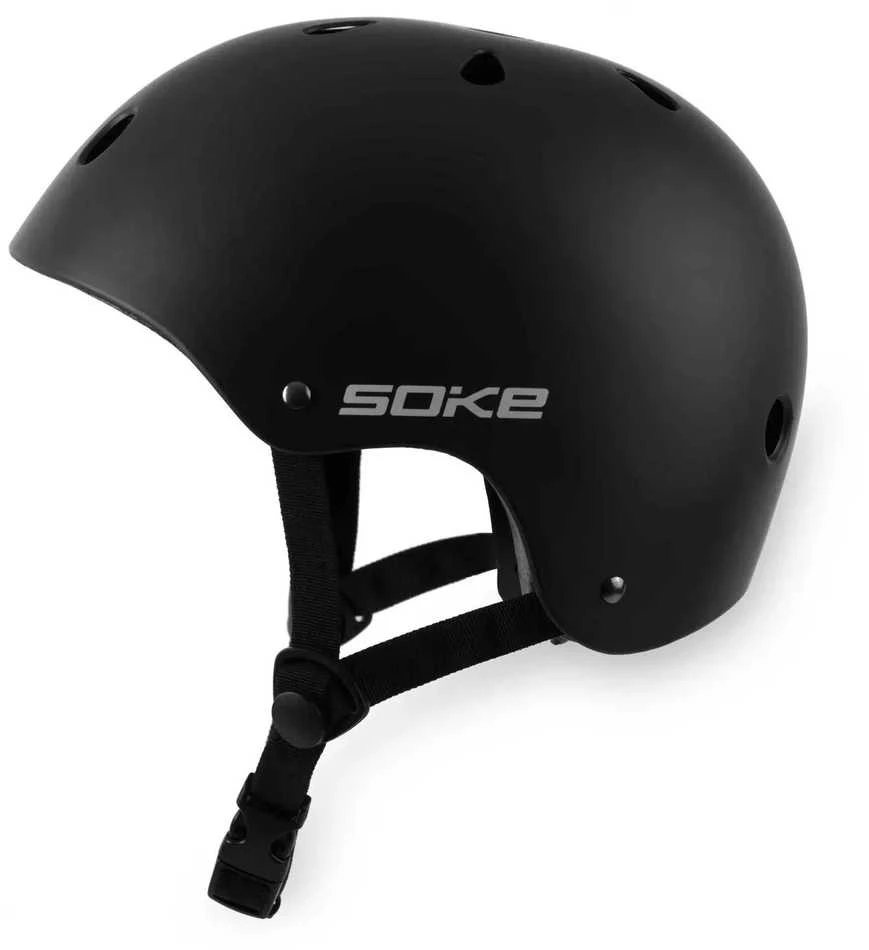 Soke K1 sportinis šalmas juodas