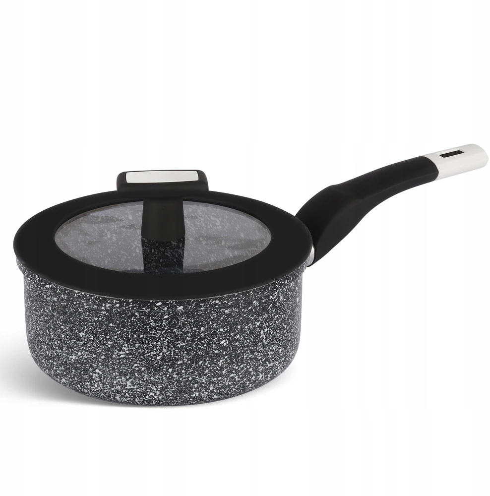 SOLID HIGH puodas 16cm 1,5L SU DANGIU MARMRUOTŲ DUJŲ EDENBERG INDUKCIJA