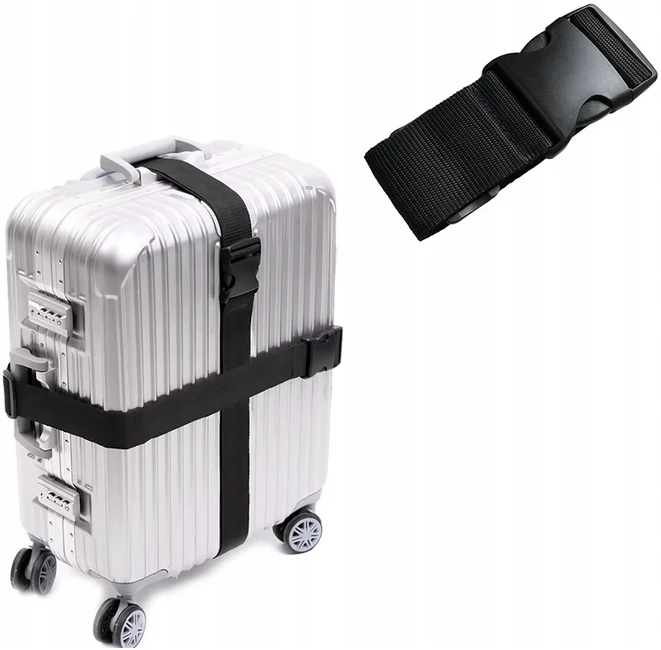 Kelioninis Solier Accessories Lagamino diržas SA56 - Juodas