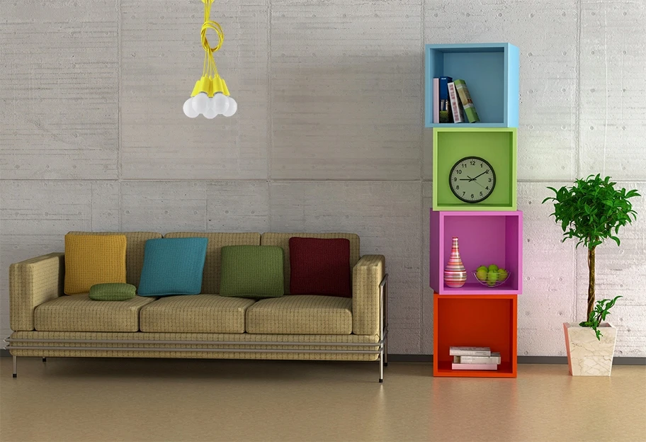 Sollux Lighting Lampa Wisząca ERICA 5 Juoda Sufitowa Dziecięca