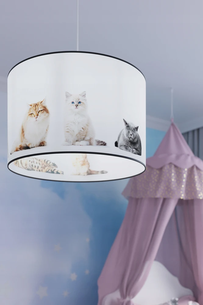 Sollux Lighting Lampa wisząca KOTY 30 nowoczesny wielokolorowy do sypialni Sollux led