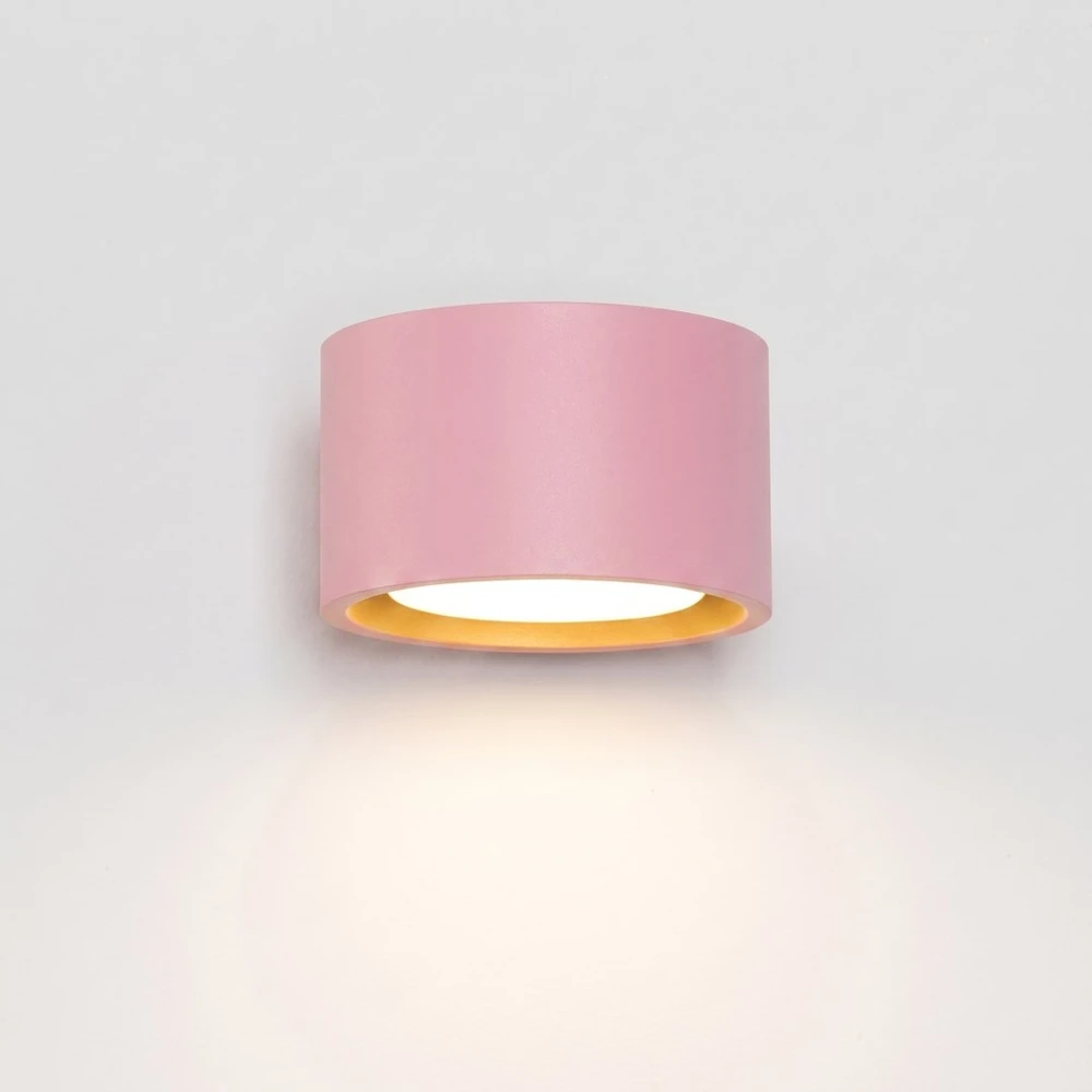Sollux Lighting sieninis šviestuvas Modo GX53, rožinis