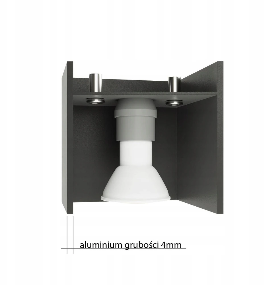 Sollux Lighting Sollux Sieninis šviestuvas QUAD 2 baltas