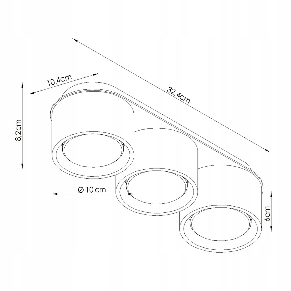 Sollux Lighting Sollux lubinis šviestuvas Modo 3, Gx53, rožinis