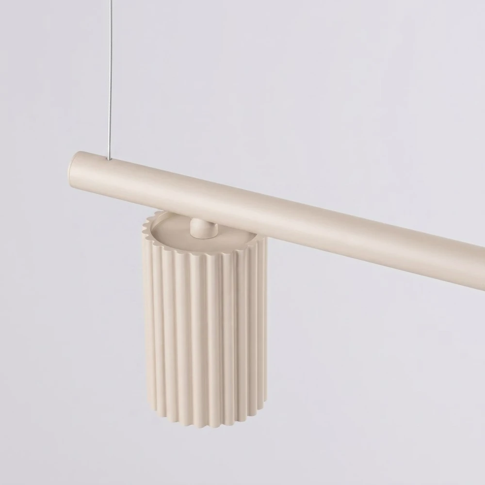 Sollux Lighting Sollux pakabinamas šviestuvas Karbon 4, smėlio spalvos