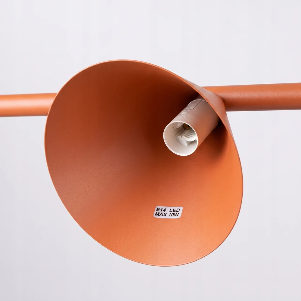 Sollux Lighting Sollux pakabinamas šviestuvas Nox 4L, raudonas