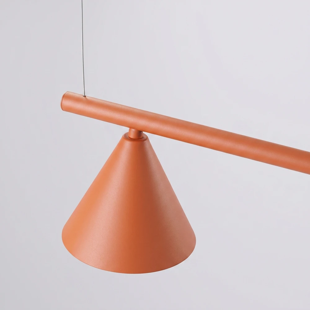 Sollux Lighting Sollux pakabinamas šviestuvas Nox 4L, raudonas