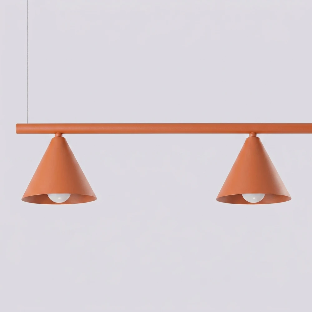 Sollux Lighting Sollux pakabinamas šviestuvas Nox 4L, raudonas