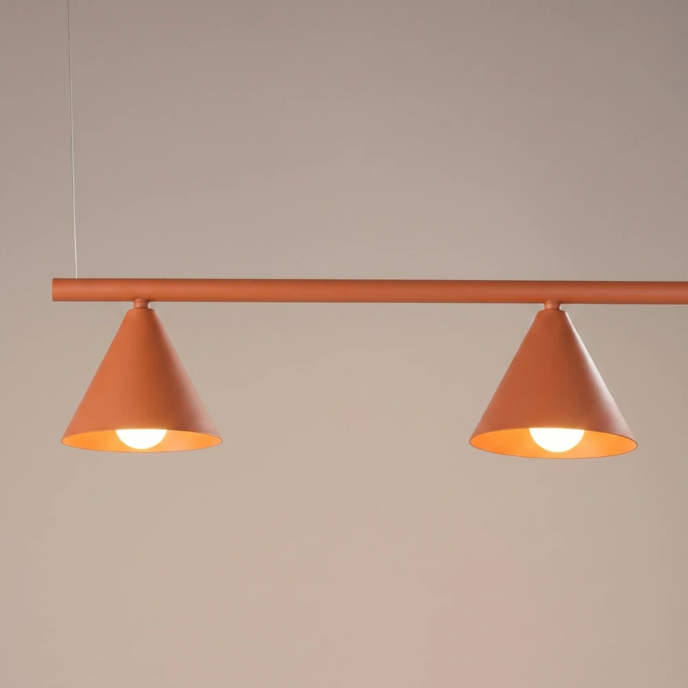 Sollux Lighting Sollux pakabinamas šviestuvas Nox 4L, raudonas